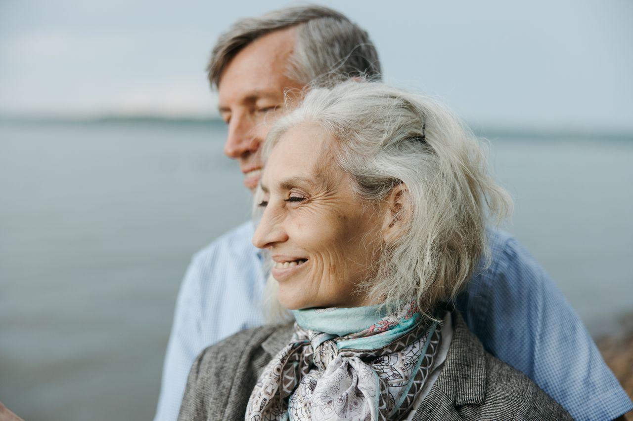 Elderly couple cared for with love